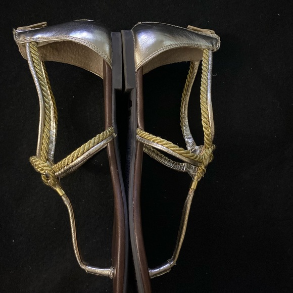 Dolce Vita Gold and Silver Sandals - Picture 8 of 9